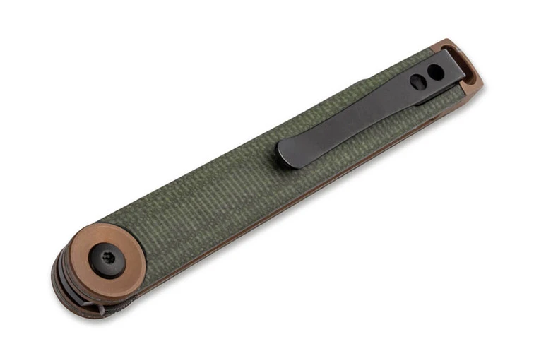 Boker Plus Kaizen - Green Canvas Micarta 2 Boker Plus Kaizen - Green Canvas Micarta - Image 2