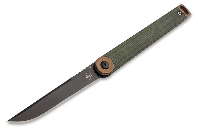 Boker Plus Kaizen - Green Canvas Micarta 1 Boker Plus Kaizen - Green Canvas Micarta