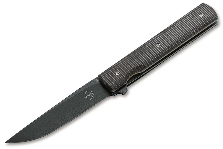 Boker Plus Urban Trapper Linear - Micarta 1 Boker Plus Urban Trapper Linear - Micarta