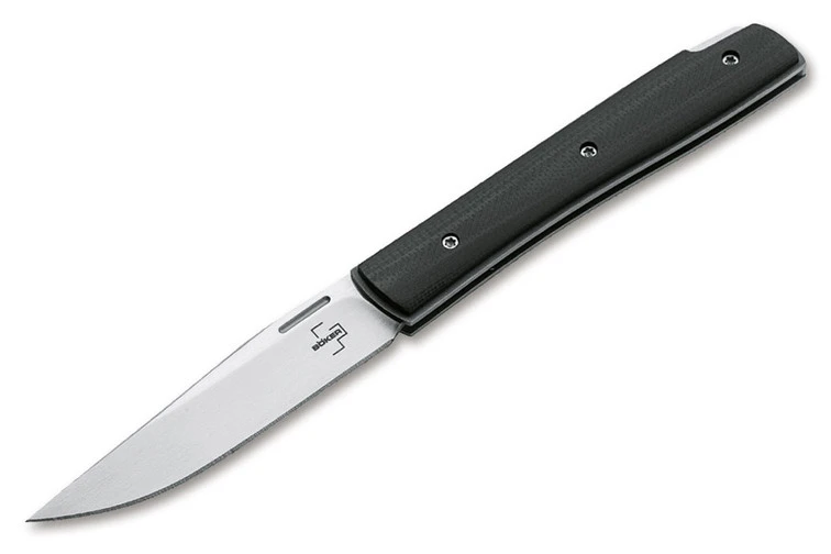 Boker Plus Urban Trapper Petite Backlock - Black G-10 1 Boker Plus Urban Trapper Petite Backlock - Black G-10