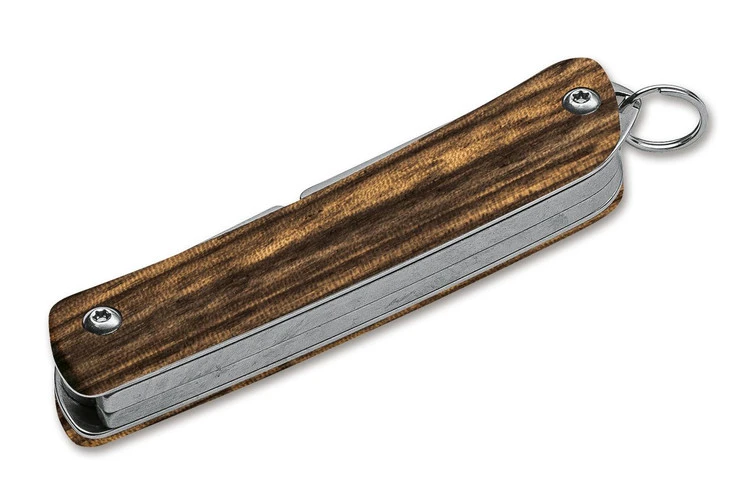 Boker Mini Tech Tool 3 - Zebrawood 2 Boker Mini Tech Tool 3 - Zebrawood - Image 2