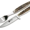 Boker Arbolito Stamigo Knife & Fork Set - Stag