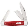 Case Large Stockman - Old Red Smooth Bone