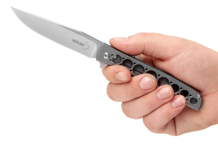 Boker Plus Urban Trapper Grand - Titanium 2 Boker Plus Urban Trapper Grand - Titanium - Image 2