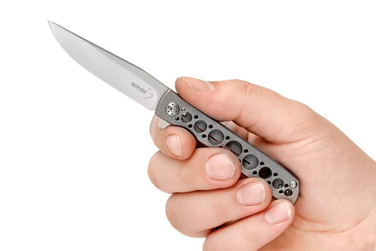 Boker Plus Urban Trapper Petite - Titanium 3 Boker Plus Urban Trapper Petite - Titanium - Image 3