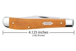 Case Slimline Trapper - Natural Canvas Micarta -Knife Online Shop 23691 3 42222.1670445294