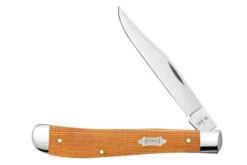 Case Slimline Trapper - Natural Canvas Micarta