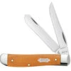 Case Mini Trapper - Natural Canvas Micarta