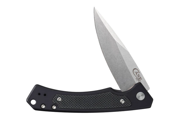 Case Marilla - Black Aluminum - Black G-10 Inlay - Satin Blade 3 Case Marilla - Black Aluminum - Black G-10 Inlay - Satin Blade - Image 3