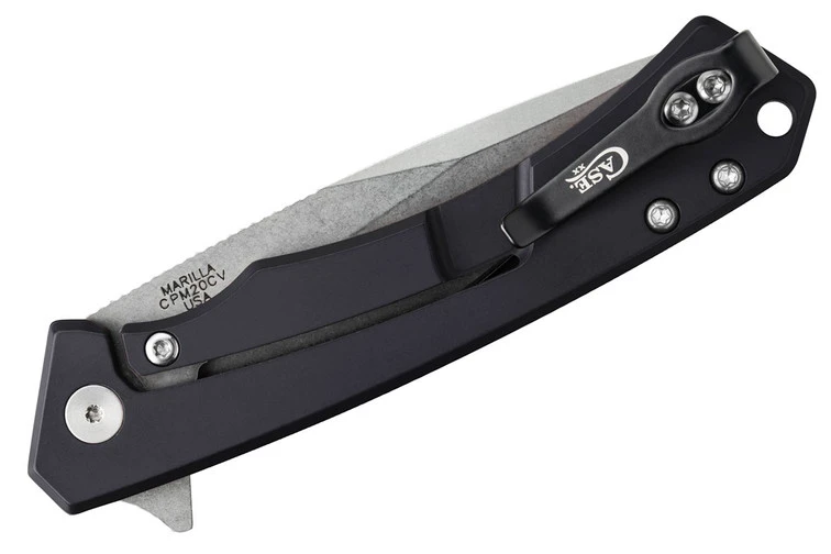 Case Marilla - Black Aluminum - Black G-10 Inlay - Satin Blade 4 Case Marilla - Black Aluminum - Black G-10 Inlay - Satin Blade - Image 4