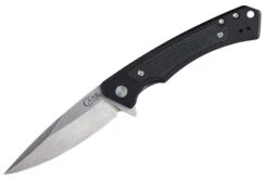 Case Marilla - Black Aluminum - Black G-10 Inlay - Satin Blade