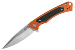 Case Marilla - Orange Aluminum - Black G-10 Inlay - Stonewashed Blade -Knife Online Shop 25886 4 47878.1678397279