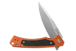 Case Marilla - Orange Aluminum - Black G-10 Inlay - Stonewashed Blade