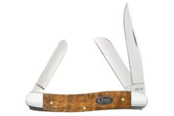 Case Medium Stockman - Smooth Yellow Curly Oak