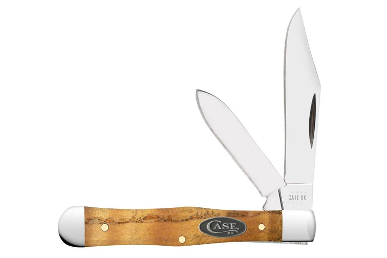 Case Small Swell Center Jack - Smooth Yellow Curly Oak 1 Case Small Swell Center Jack - Smooth Yellow Curly Oak