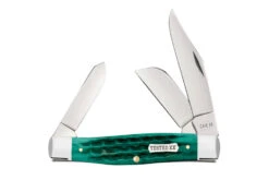 Case Large Stockman - Jade Kinfolk Jigged Bone