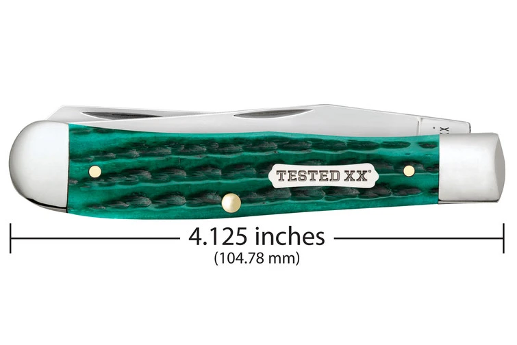 Case Trapper - Jade Kinfolk Jigged Bone 2 Case Trapper - Jade Kinfolk Jigged Bone - Image 2