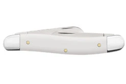 Case Medium Stockman - Smooth White Synthetic -Knife Online Shop 63961 3 71400.1663795046