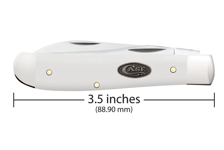 Case Mini Trapper - Smooth White Synthetic 2 Case Mini Trapper - Smooth White Synthetic - Image 2