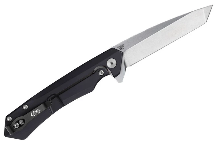 Case Kinzua - Embellsihed Black Milled Aluminum - Tanto 2 Case Kinzua - Embellsihed Black Milled Aluminum - Tanto - Image 2