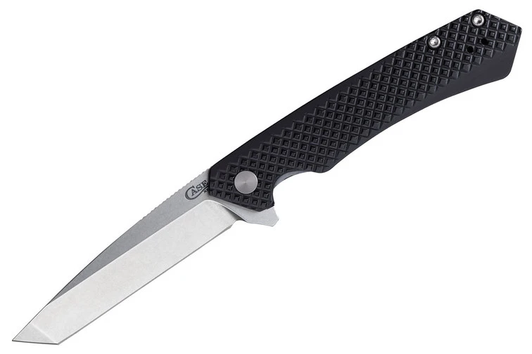 Case Kinzua - Embellsihed Black Milled Aluminum - Tanto 1 Case Kinzua - Embellsihed Black Milled Aluminum - Tanto