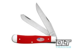 Case Trapper American Workman Red Synthetic - Carbon Steel Blade