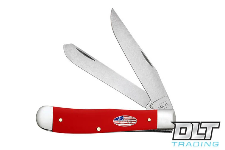 Case Trapper American Workman Red Synthetic - Carbon Steel Blade 1 Case Trapper American Workman Red Synthetic - Carbon Steel Blade