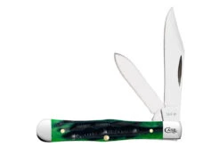 Case Small Swell Center Jack - Deep Canyon Hunter Green Jig Bone