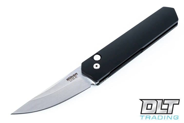 Boker Plus Kwaiken Compact - Black Handle - Stonewashed Blade 1 Boker Plus Kwaiken Compact - Black Handle - Stonewashed Blade