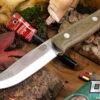 Bushcrafter II Green Canvas Micarta