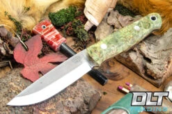Bushcrafter II Green Maple Burl - Natural Liners #1