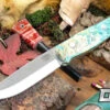 Bushcrafter II Teal Maple Burl - Toxic Green Liners