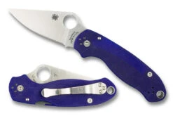 Spyderco Para 3 - Dark Blue G-10 - S110V Blade