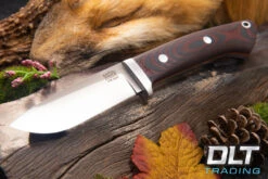 Classic Drop Point Hunter S45VN Red & Black Suretouch - Matte - Orange Liners