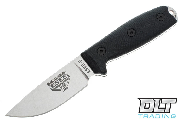 ESEE 3 - 3D Black G-10 - Black Sheath - S35V 1 ESEE 3 - 3D Black G-10 - Black Sheath - S35V