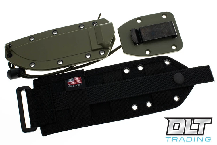 ESEE 4 - Tan Blade - MOLLE Back 2 ESEE 4 - Tan Blade - MOLLE Back - Image 2