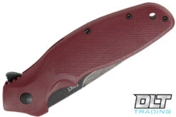 CRKT Shenanigan Maroon -Knife Online Shop K800RKP Shenanigan closed front WEB 25033.1652722015