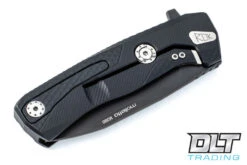 LionSteel ROK - Black Aluminum - Black Blade -Knife Online Shop LION 7611 39878.1562357729