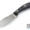 LT Wright Large Northern Hunter 3V - Flat Ground - Black Micarta - Matte Finish