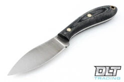 LT Wright Large Northern Hunter 3V - Flat Ground - Black Micarta - Matte Finish