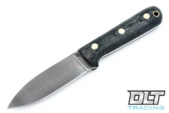 LT Wright Genesis 3V - Flat - Black Canvas Micarta - Matte Finish
