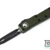 Microtech 232-1OD UTX-85 D/E - OD Green Handle - Black Blade