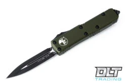 Microtech 232-1OD UTX-85 D/E - OD Green Handle - Black Blade