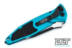 Microtech 160A-2TQ SOCOM Elite S/E - Turquoise Handle - Partial Serrations - Black Blad… -Knife Online Shop MICRO 3490 50529.1558387097