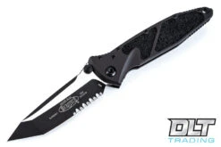 Microtech 161-2T SOCOM Elite T/E-M - Black Handle - Black Blade - Partial Serrations