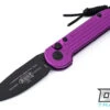 Microtech 135-1VI LUDT - Violet Handle - Black Blade
