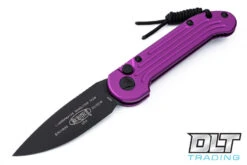 Microtech 135-1VI LUDT - Violet Handle - Black Blade