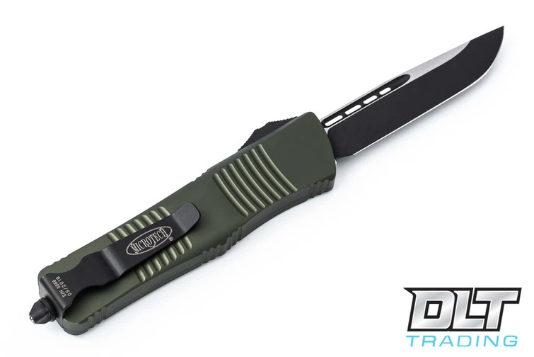 Microtech 139-1OD Troodon S/E - Green Handle - Partial Serrations - Black Blade 2 Microtech 139-1OD Troodon S/E - Green Handle - Partial Serrations - Black Blade - Image 2