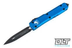 Microtech 122-1BL Ultratech D/E - Blue Handle - Black Blade