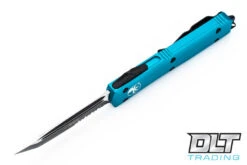 Microtech 123-2TQ Ultratech T/E - Turquoise Handle - Contoured - Partial Serrations - … -Knife Online Shop MICRO 7867 57113.1553633414